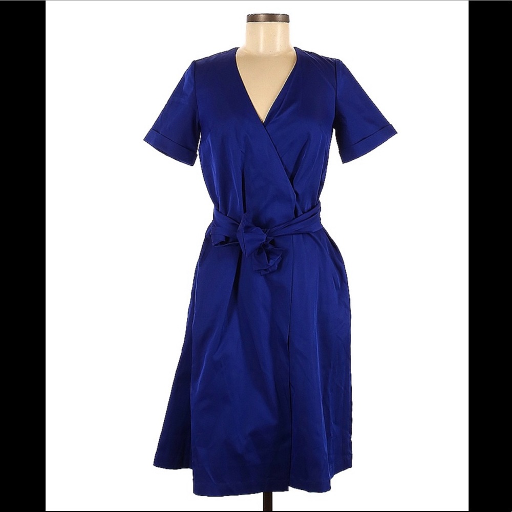 Blue Wrap Dress